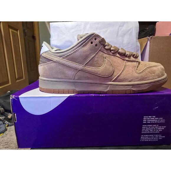 Nike SB Dunk Low Pro B Parachute Beige Sz 10.5M HJ0367-200 - Picture 3 of 12